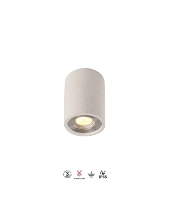 LEVI * FOCO TECHO EXTERIOR R BLANCO IP65 1L*GU10